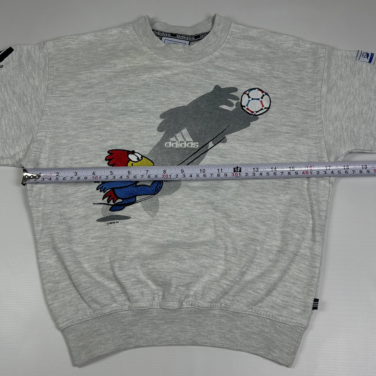 XXS - France 1998 Adidas Coupe du Monde Gray Sweatshirt