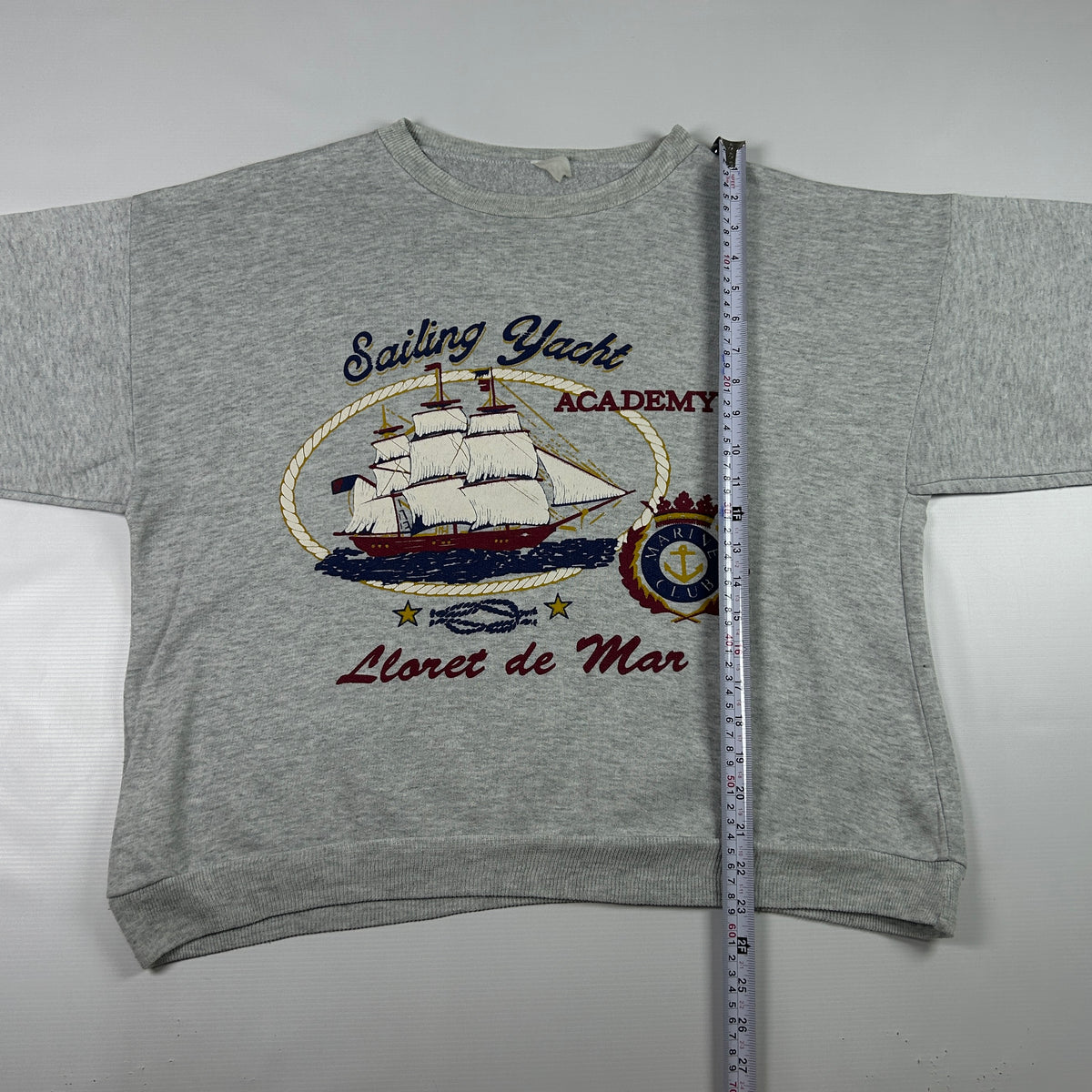 L - Vintage 1990's Lloret De Mar Sailing Yacht Academy Graphic Sweatshirt