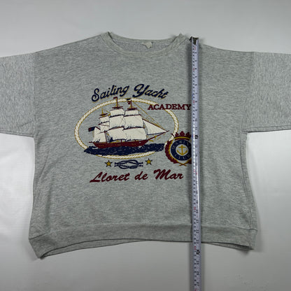 L - Vintage 1990's Lloret De Mar Sailing Yacht Academy Graphic Sweatshirt