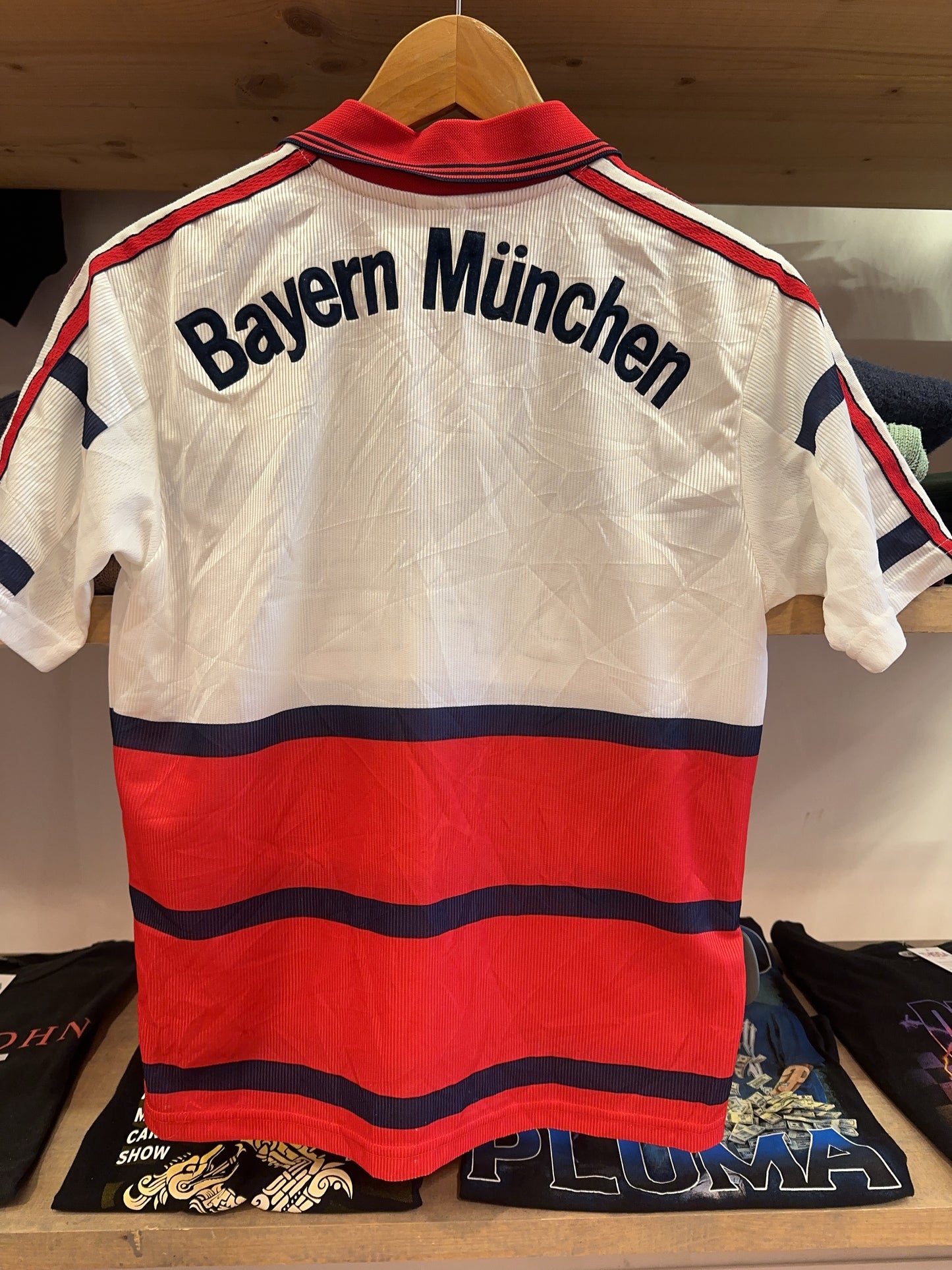 1998/00 FC Bayern Munich Adidas Opel Away Football Shirt