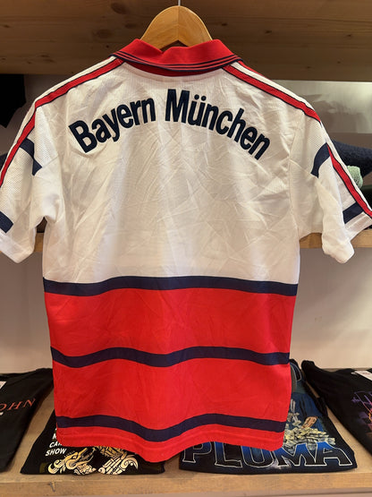 1998/00 FC Bayern Munich Adidas Opel Away Football Shirt