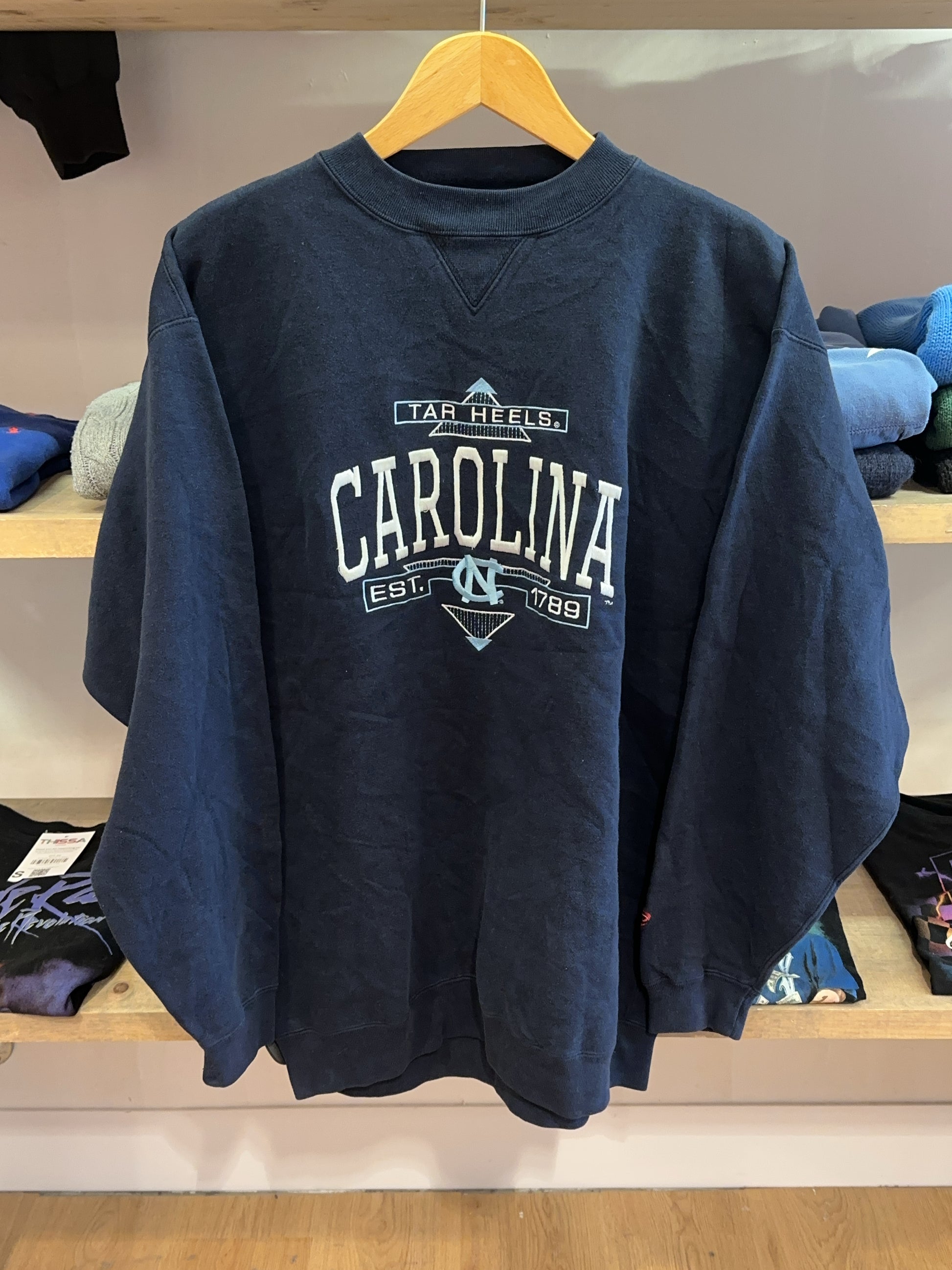 L - 1990's North Carolina Tar Heels Cadre Athletic Sweatshirt