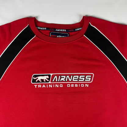 XL - Vintage 2000's Airness Training Design Red Sweatshirt