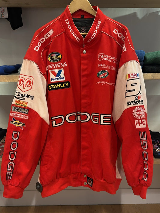 3XL - Vintage 1990's Nascar Sprint Cup Series Kacey Kane Dodge Racing Jacket