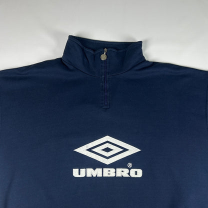 L - Vintage 2000's Umbro Quarterzip