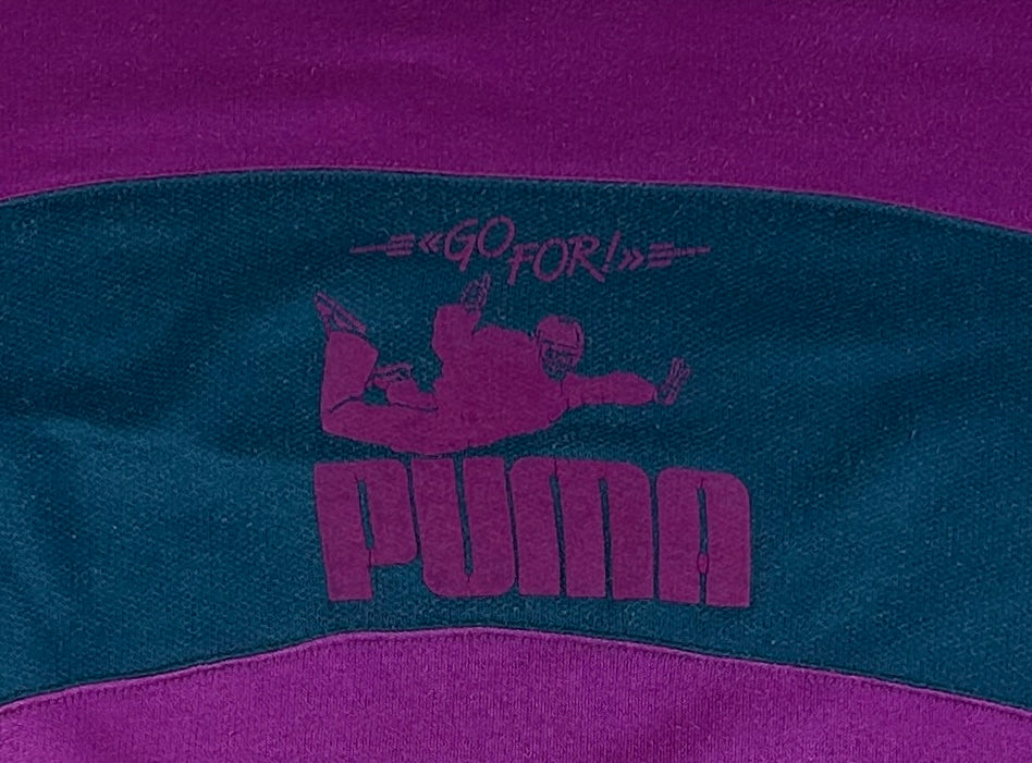 L - Vintage 1990's Puma Go For It Sweatshirt