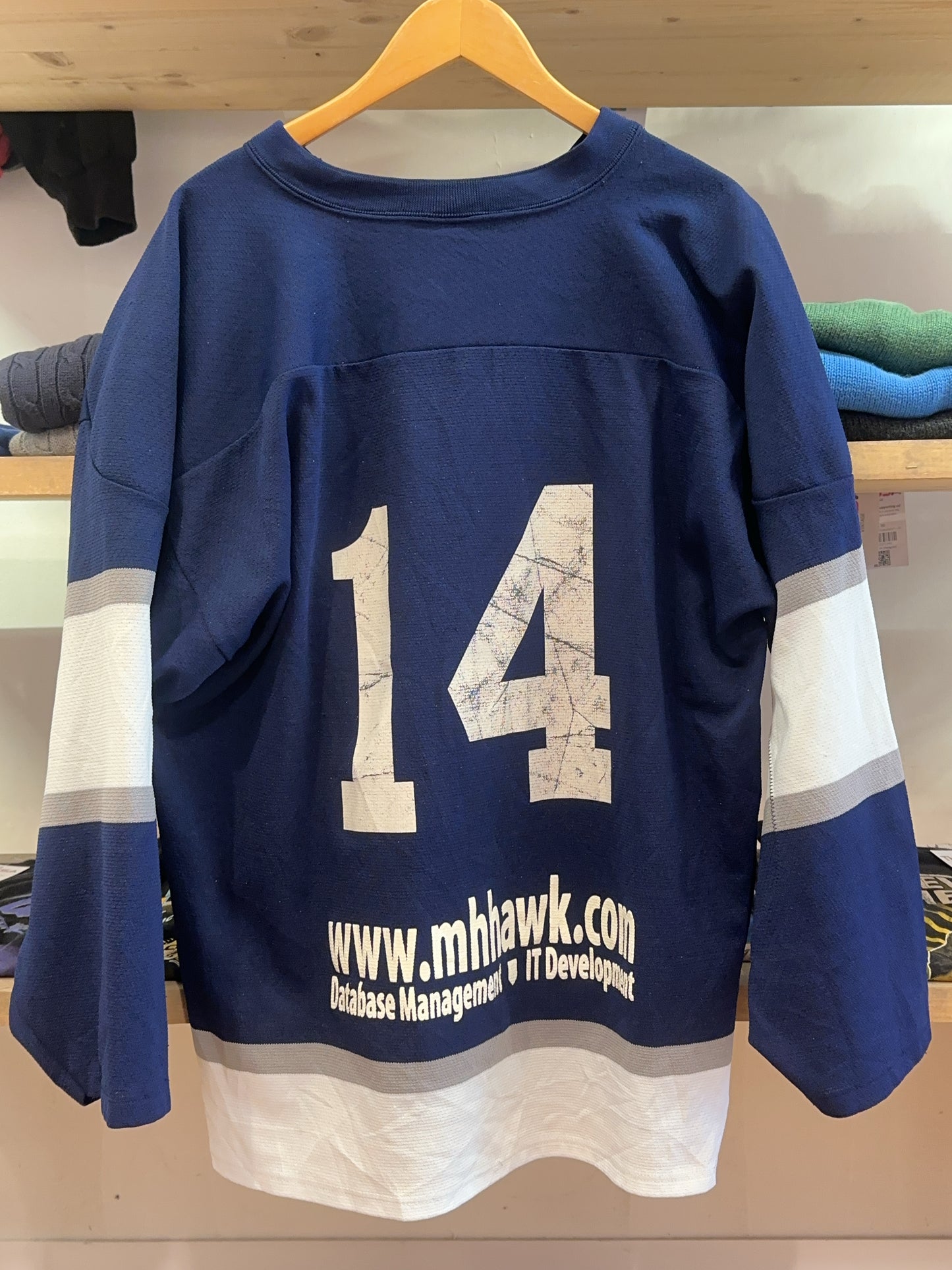 L - Hawks NHL Icehockey Jersey 14
