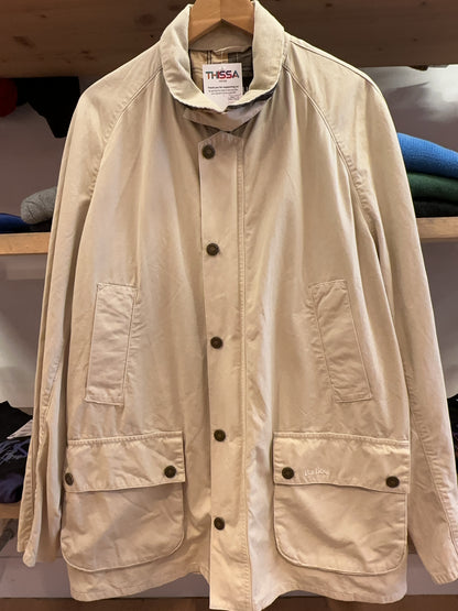 XL - Barbour Beige Lightweight Button-Up Jacket