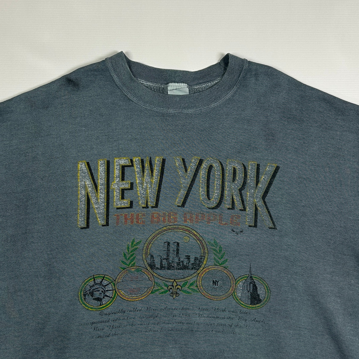 L - 1990's New York Graphic Crewneck Sweatshirt