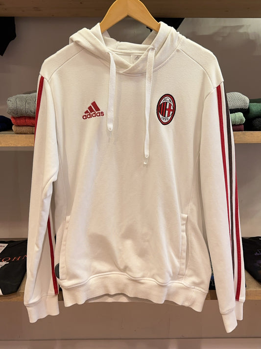 Adidas AC Milan White Football Hoodie