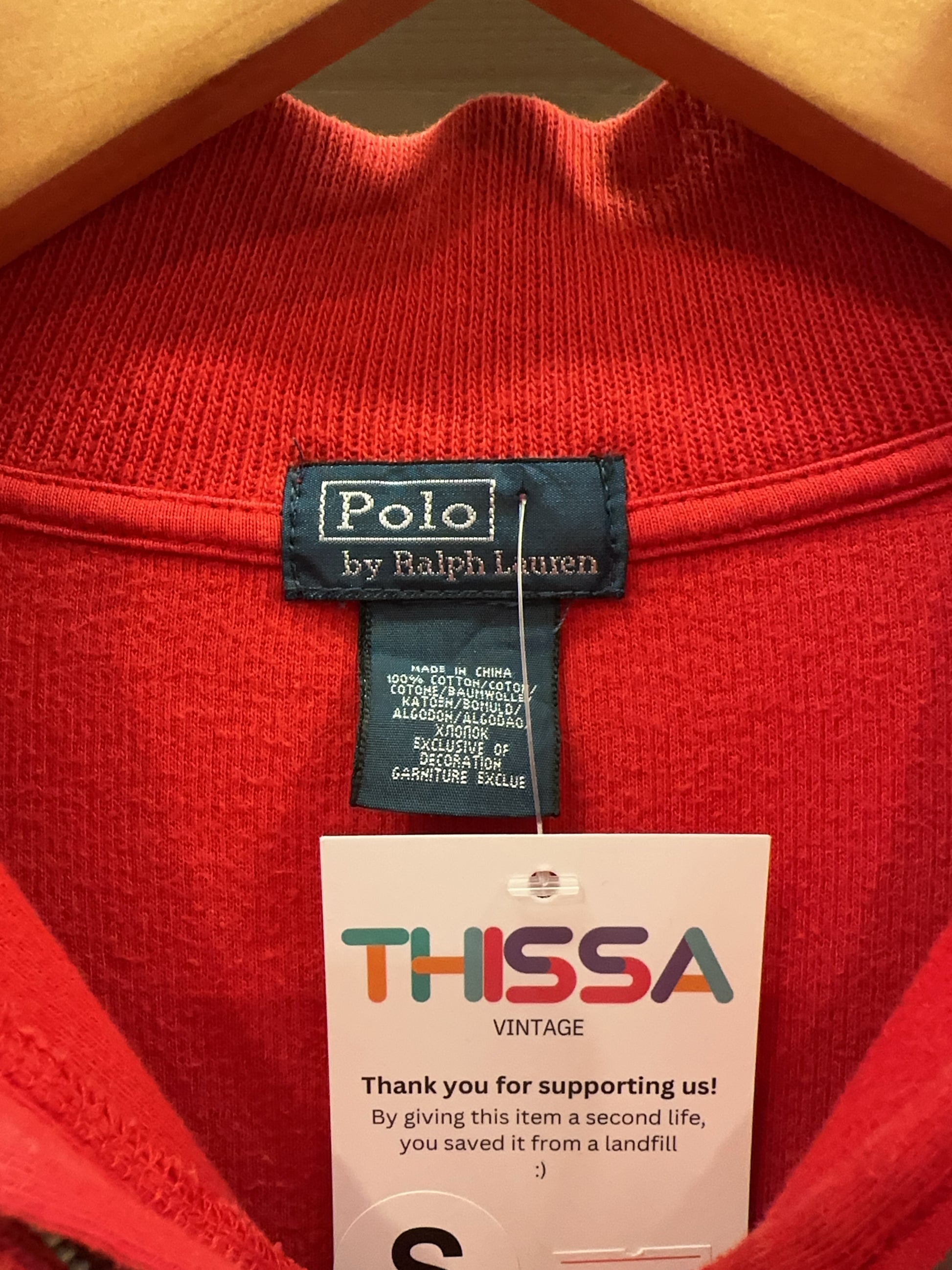 S - Ralph Lauren Quarterzip