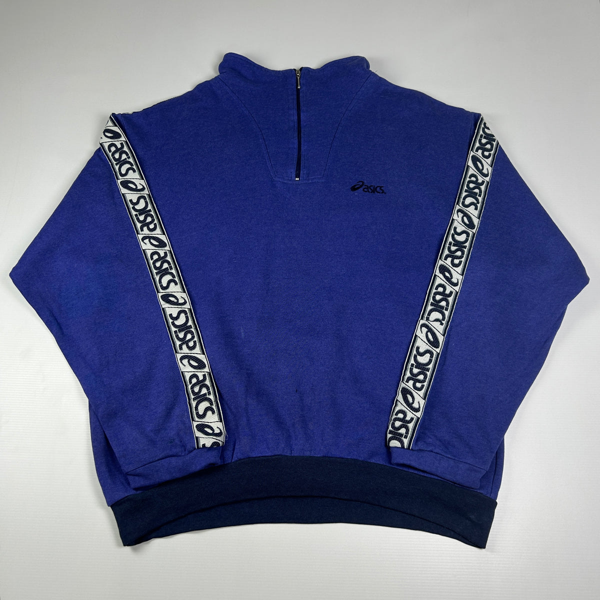 L - 1990's Asics Quarterzip