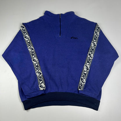 L - 1990's Asics Quarterzip