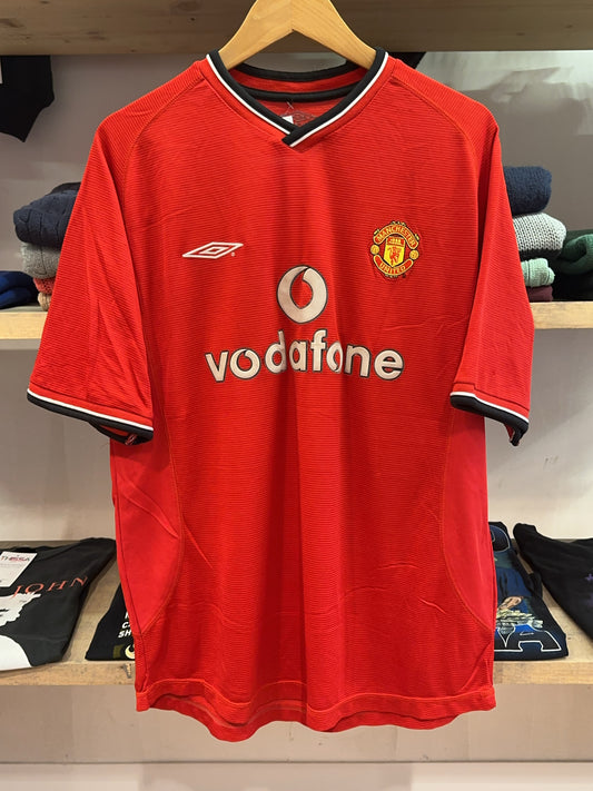 2000-2002 Manchester United Umbro Home Football Shirt - L