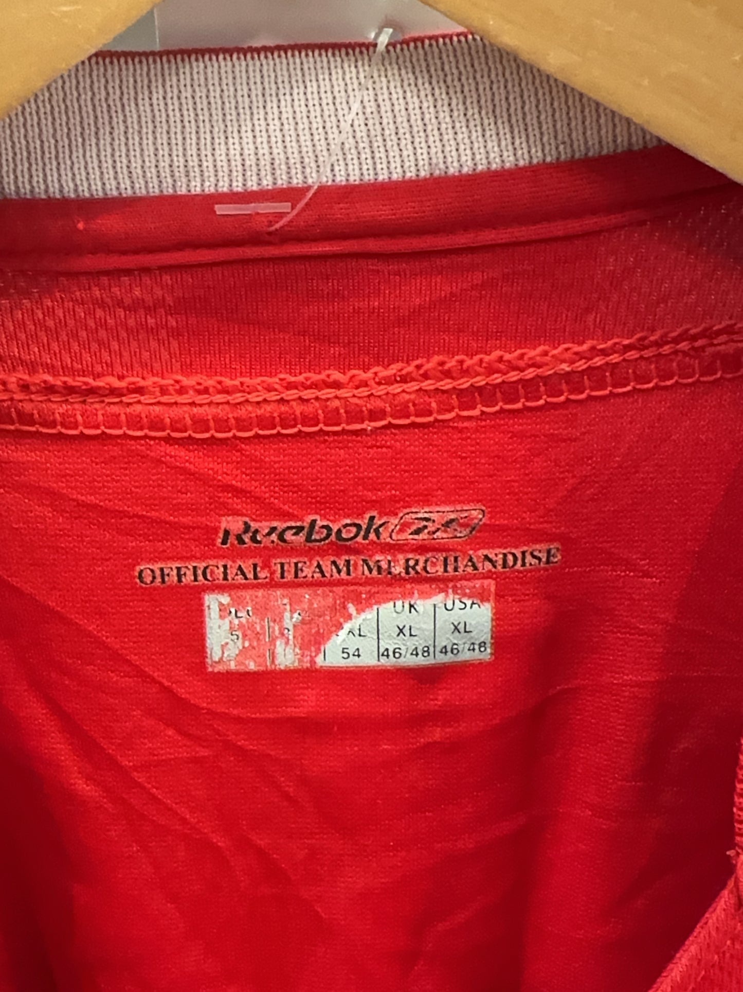 XL - 2004-2006 Liverpool FC Steven Gerrard #8 Reebok Home Football Shirt