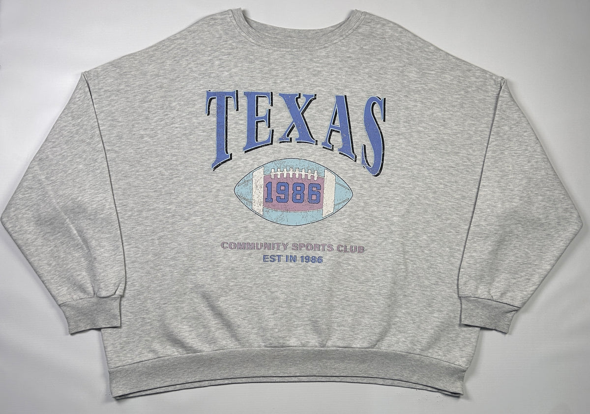XL - Texas 1986 College Graphic Sweatshirt