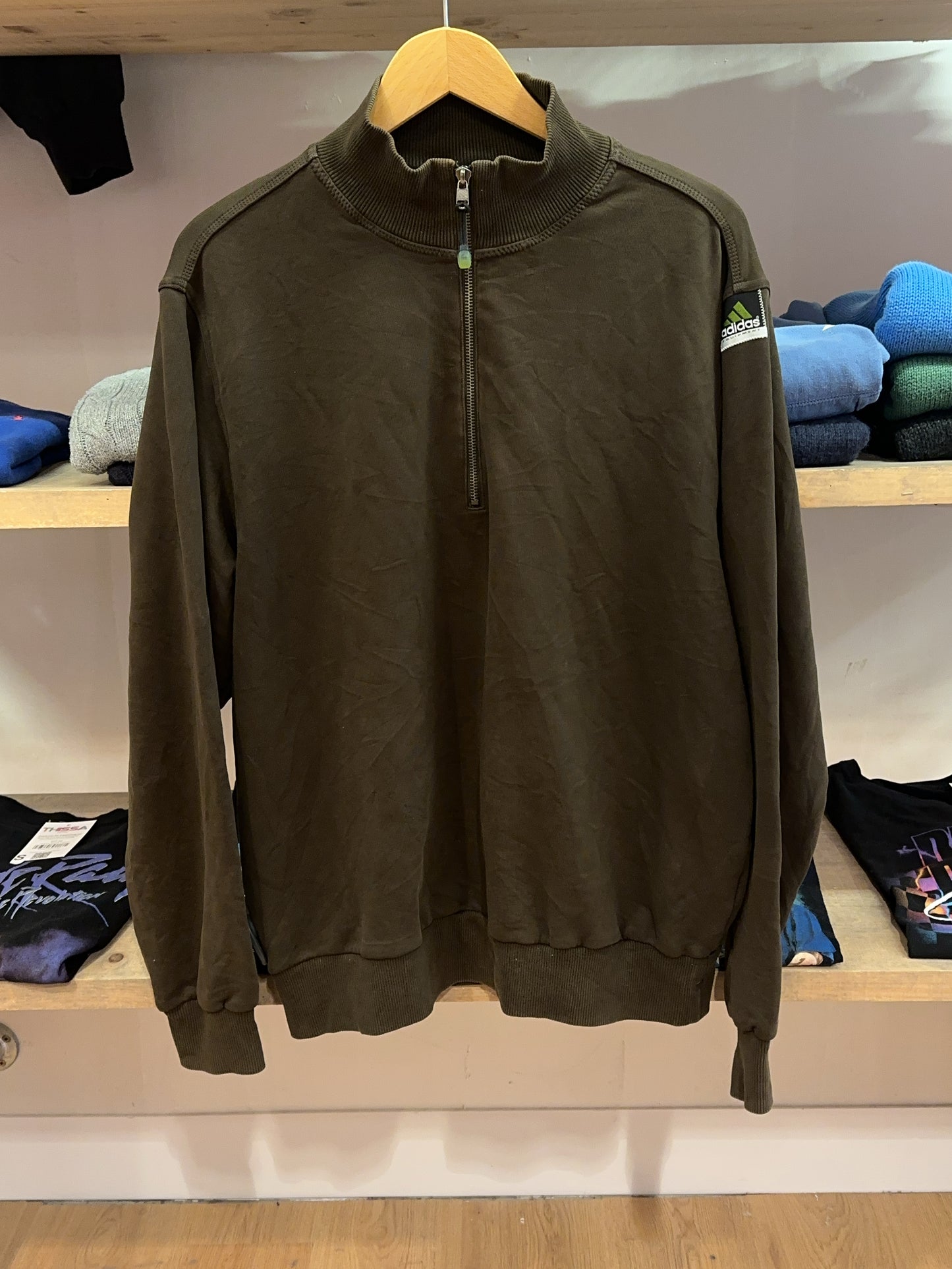 L - Vintage 2000's Adidas Equipment Quarterzip