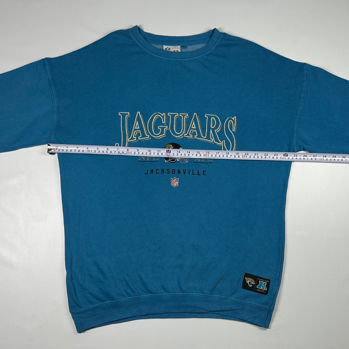 XS - 2000's NFL Jacksonville Jaguars Blue Crewneck Sweatshirt