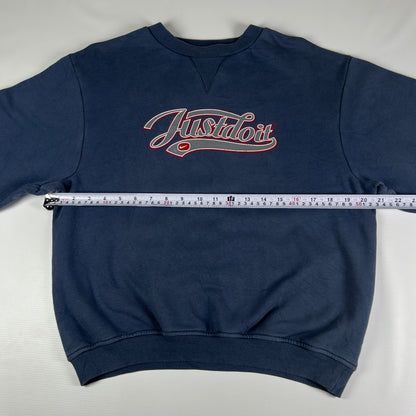 XXS - Nike Just Do It Navy Crewneck Sweatshirt