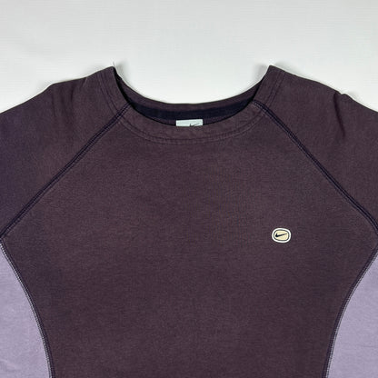 S - Nike 2000's Purple Long Sleeve Performance Top