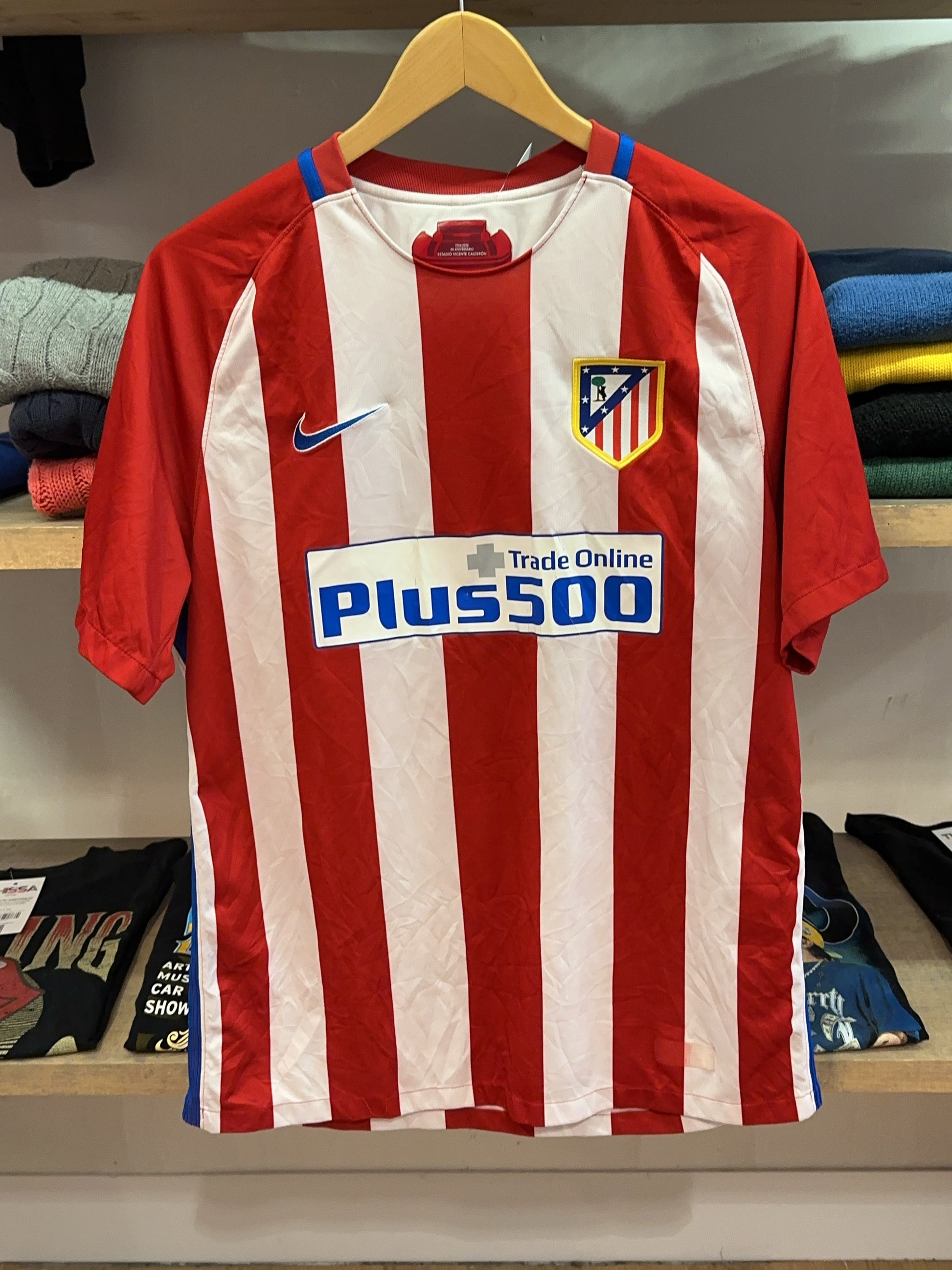 2016-17 Atlético de Madrid Nike Home Football Shirt - S