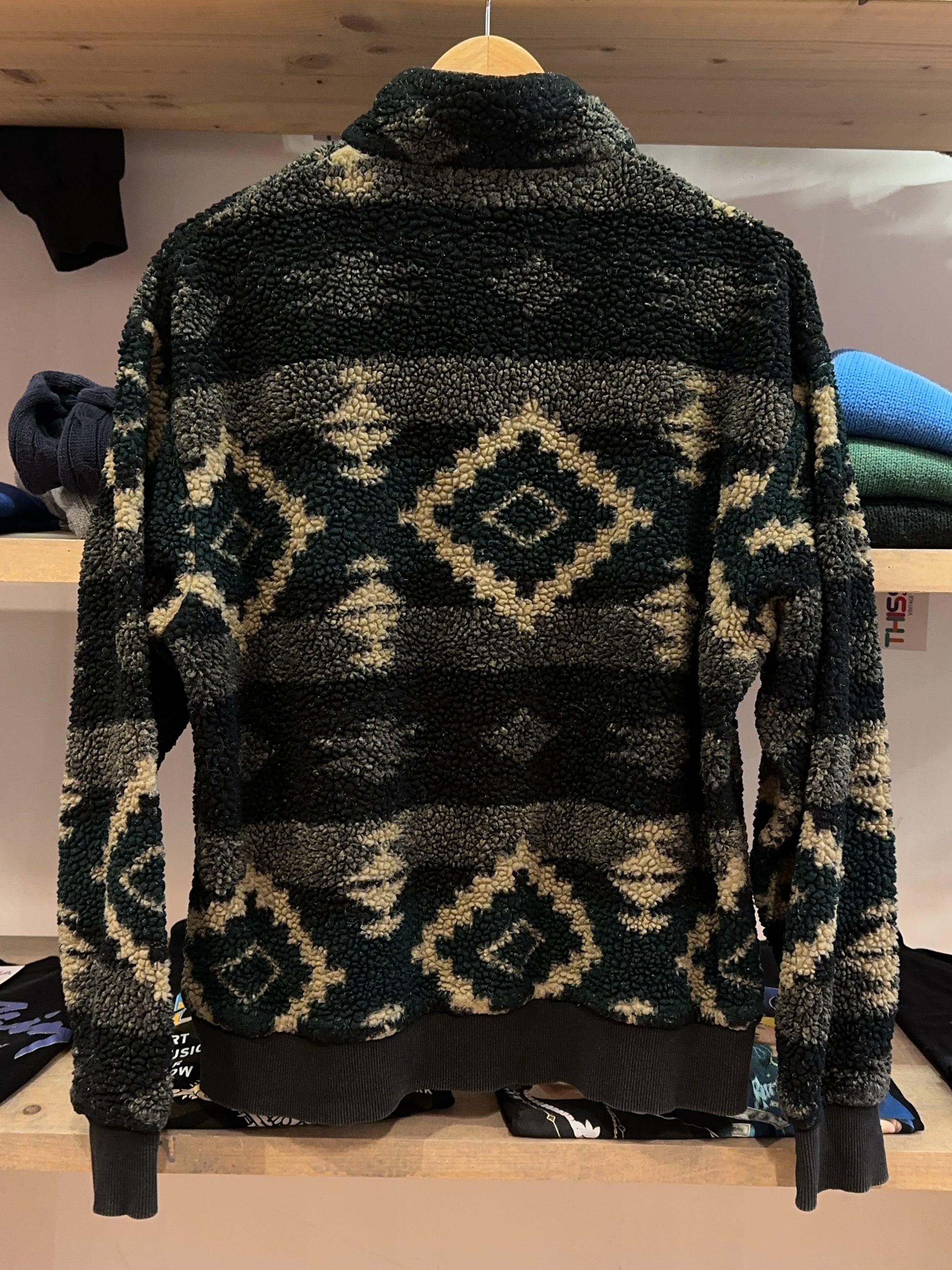 M - Ralph Lauren Fleece Quarterzip Native Aztec
