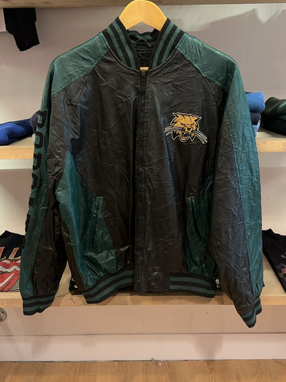 M - Vintage 1990's Ohio Bobcats Steve & Barry's Varsity Jacket