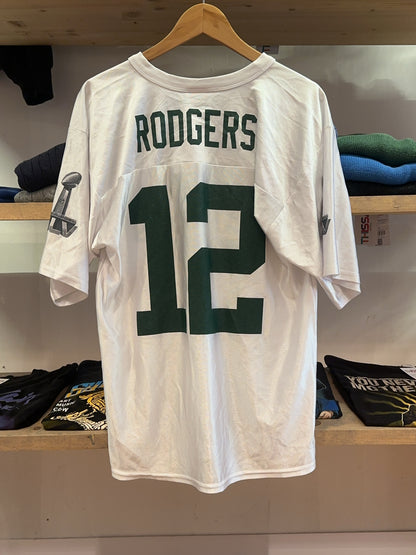 M - 2010-2011 Green Bay Packers NFL Home Aaron Rodgers 12