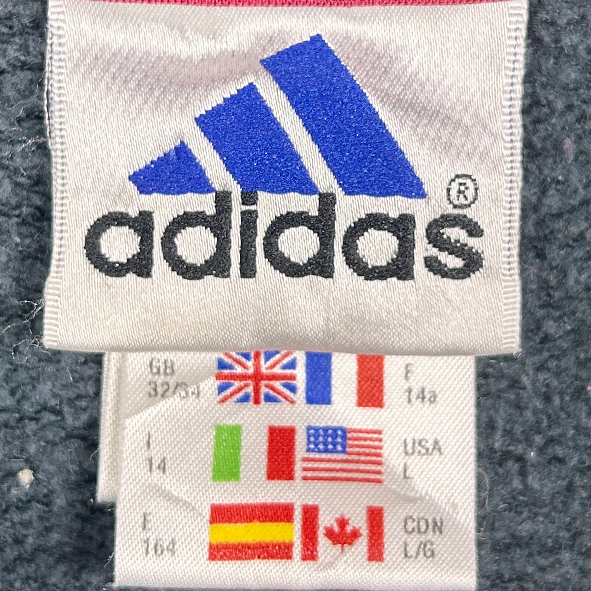 S - Vintage 1990's Adidas Hoodie