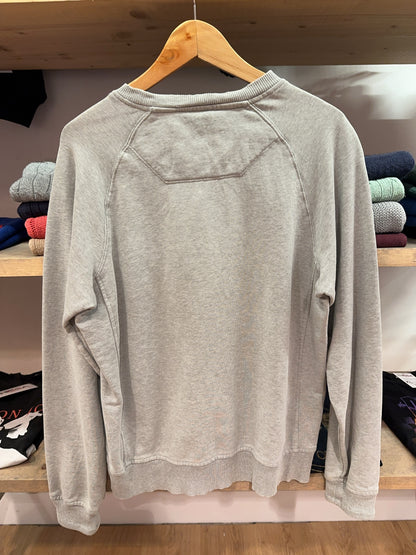 Timberland Grey Logo Crewneck Sweatshirt - M