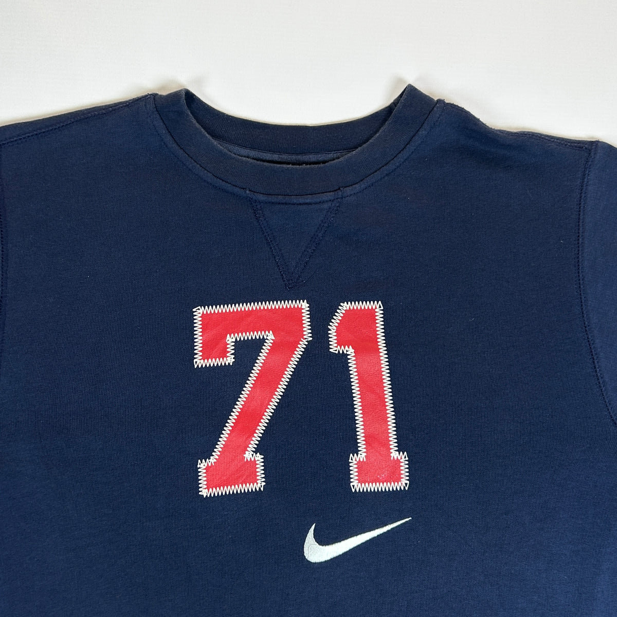 S - Vintage 2000's Nike Navy #71 Crewneck Sweatshirt