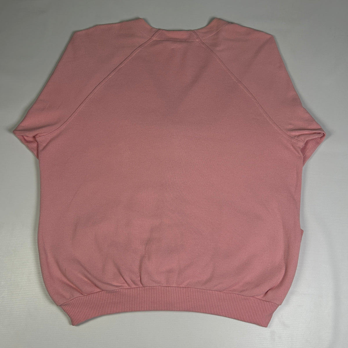 L - 1980's Lacoste Women's Pink Relaxed Fit V-neck Wool Cardigan