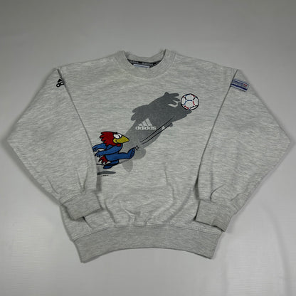 XXS - France 1998 Adidas Coupe du Monde Gray Sweatshirt