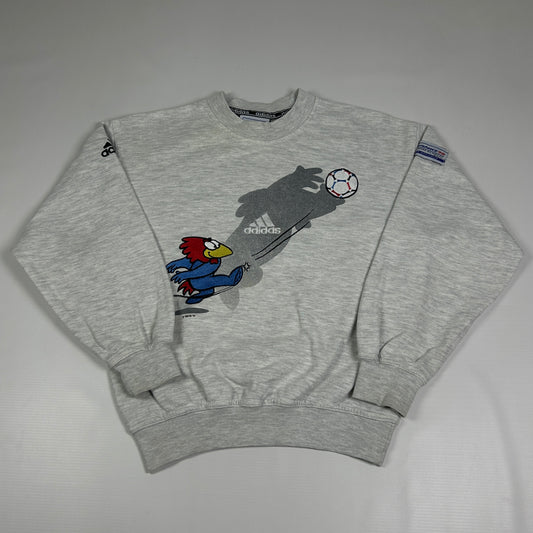 XXS - France 1998 Adidas Coupe du Monde Gray Sweatshirt