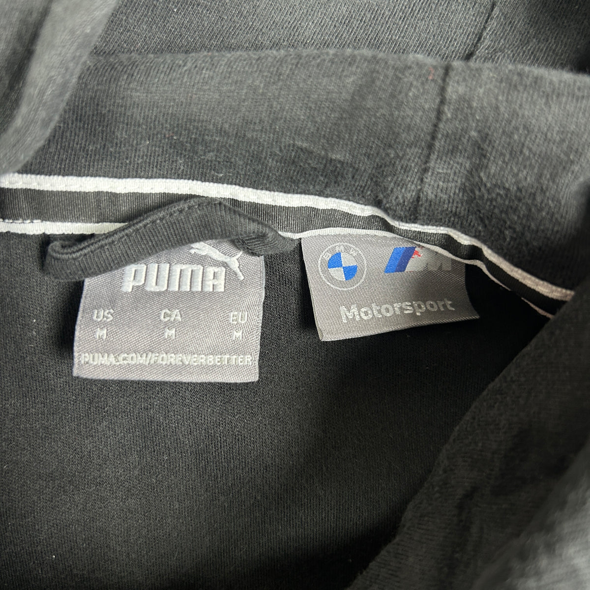 M - 2010's Puma BMW M Motorsport Men's Zip Hoodie