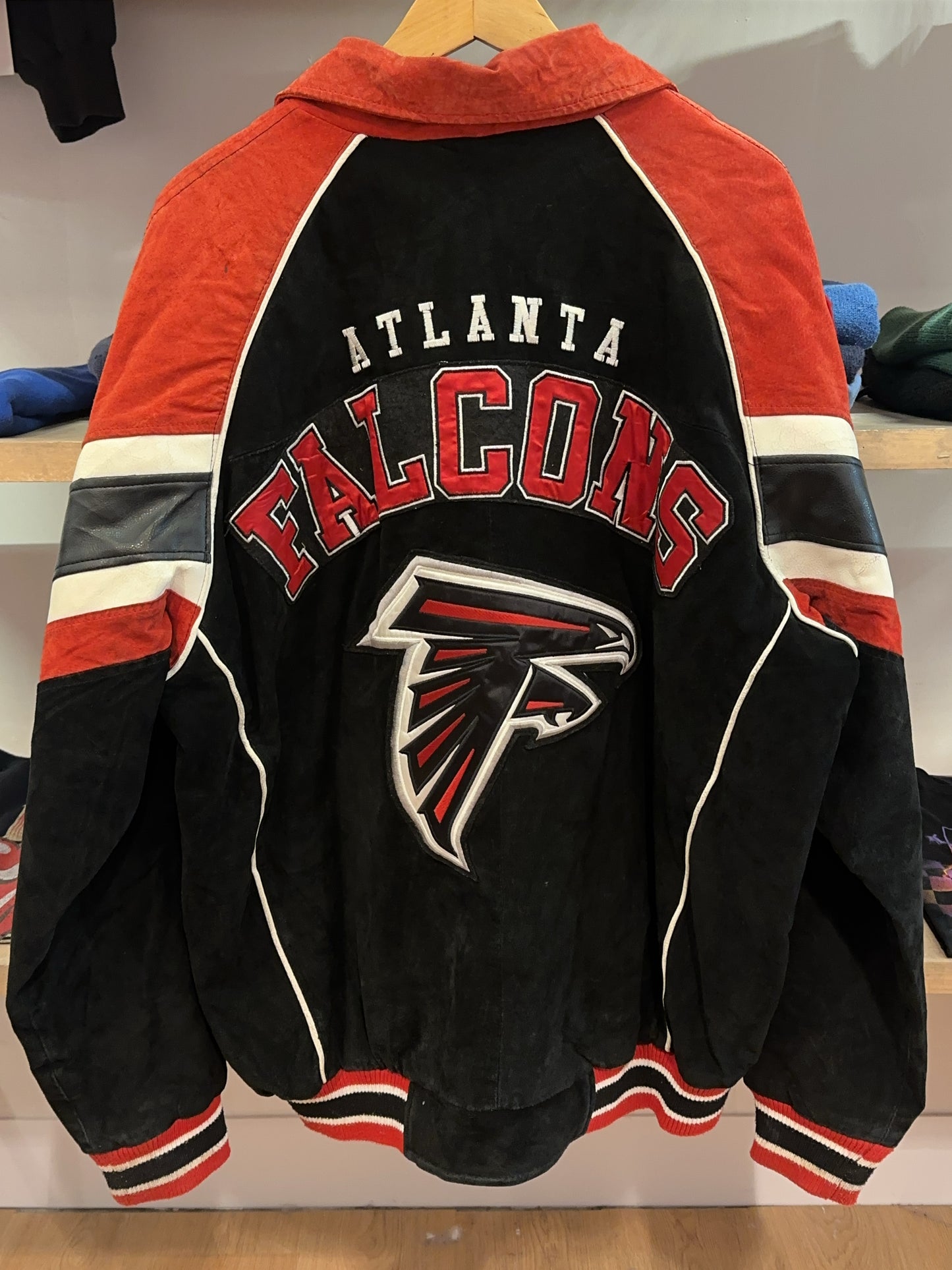 XL - Vintage 2000's Atlanta Falcons NFL Zip-Up Jacket