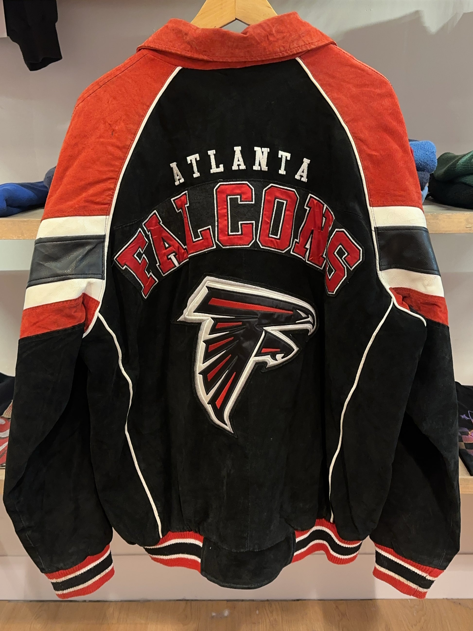 XL - Vintage 2000's Atlanta Falcons NFL Zip-Up Jacket