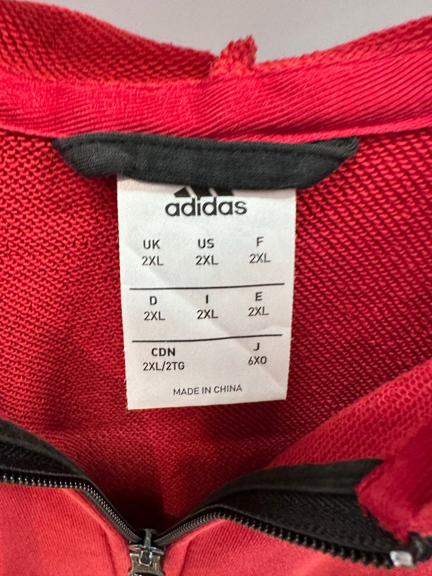 XXL - 2017-18 AC Milan adidas Hooded Track Jacket