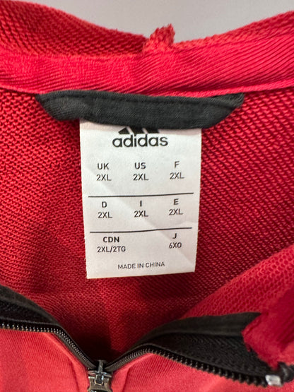 XXL - 2017-18 AC Milan adidas Hooded Track Jacket