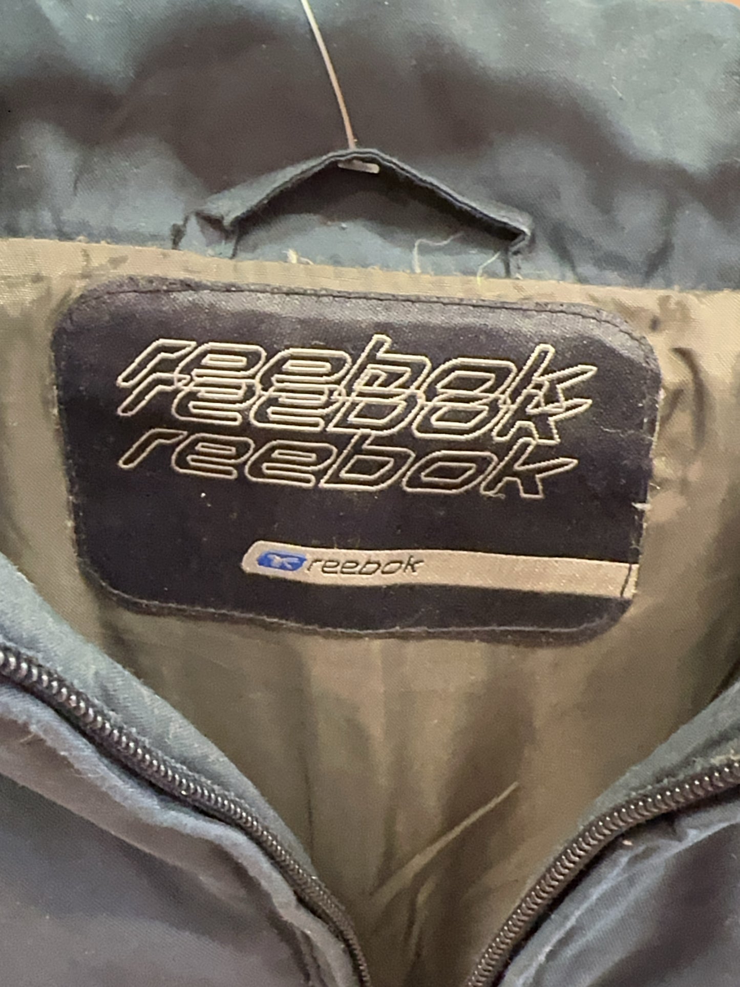 XXL - Vintage 1990's Reebok Spell Out Down Puffer Jacket Retro
