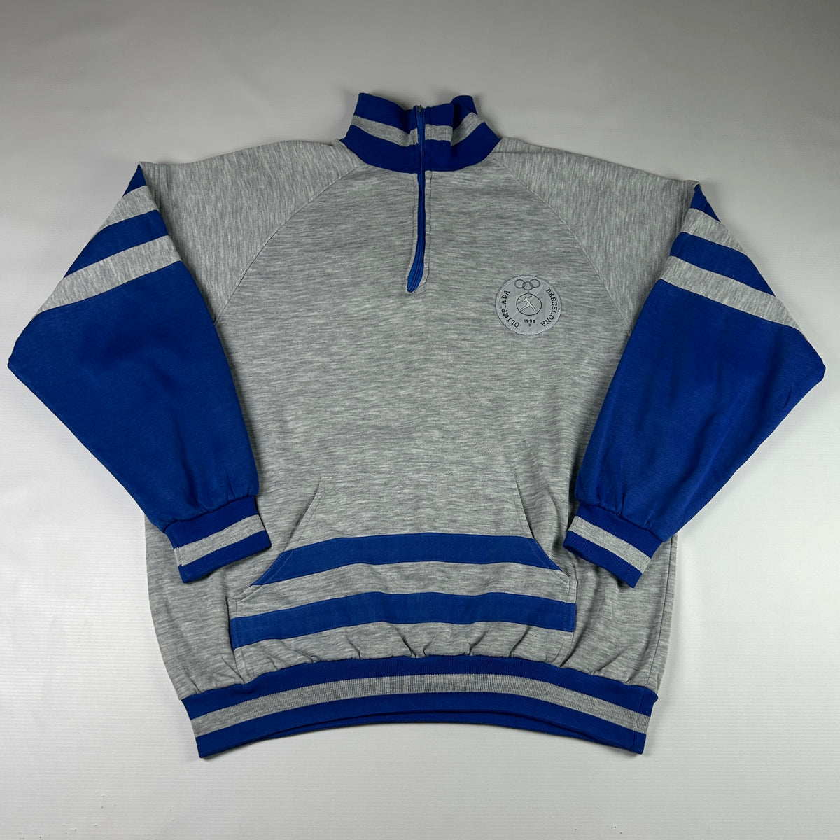 L - 1992 Olympic Olympiada Barcelona Half-Zip Track Jacket