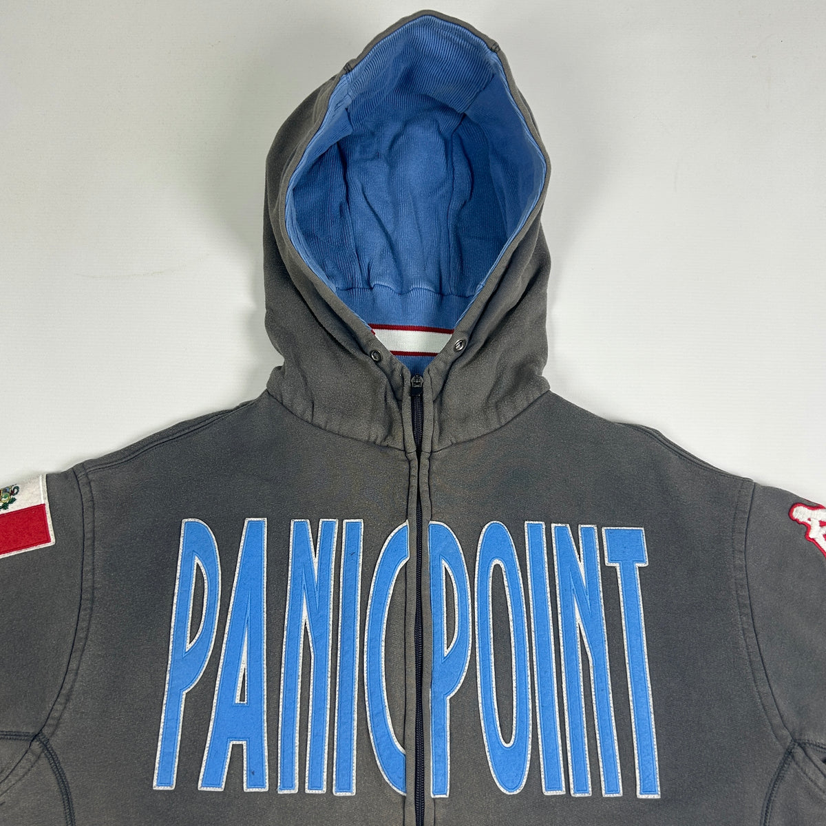 M - Vintage 2000's Kappa Panin Point Zip-Up Hoodie