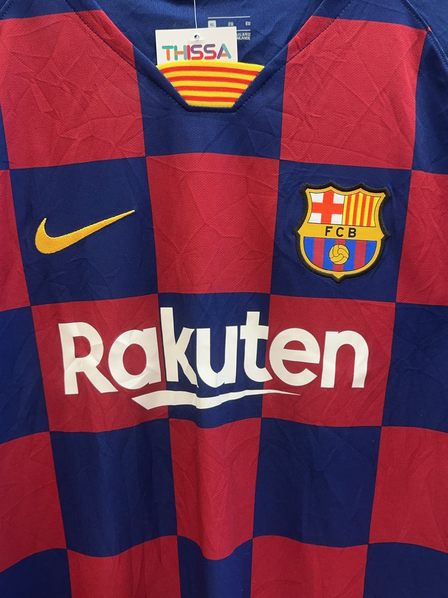 2019-20 FC Barcelona Nike Home Football Shirt - XL