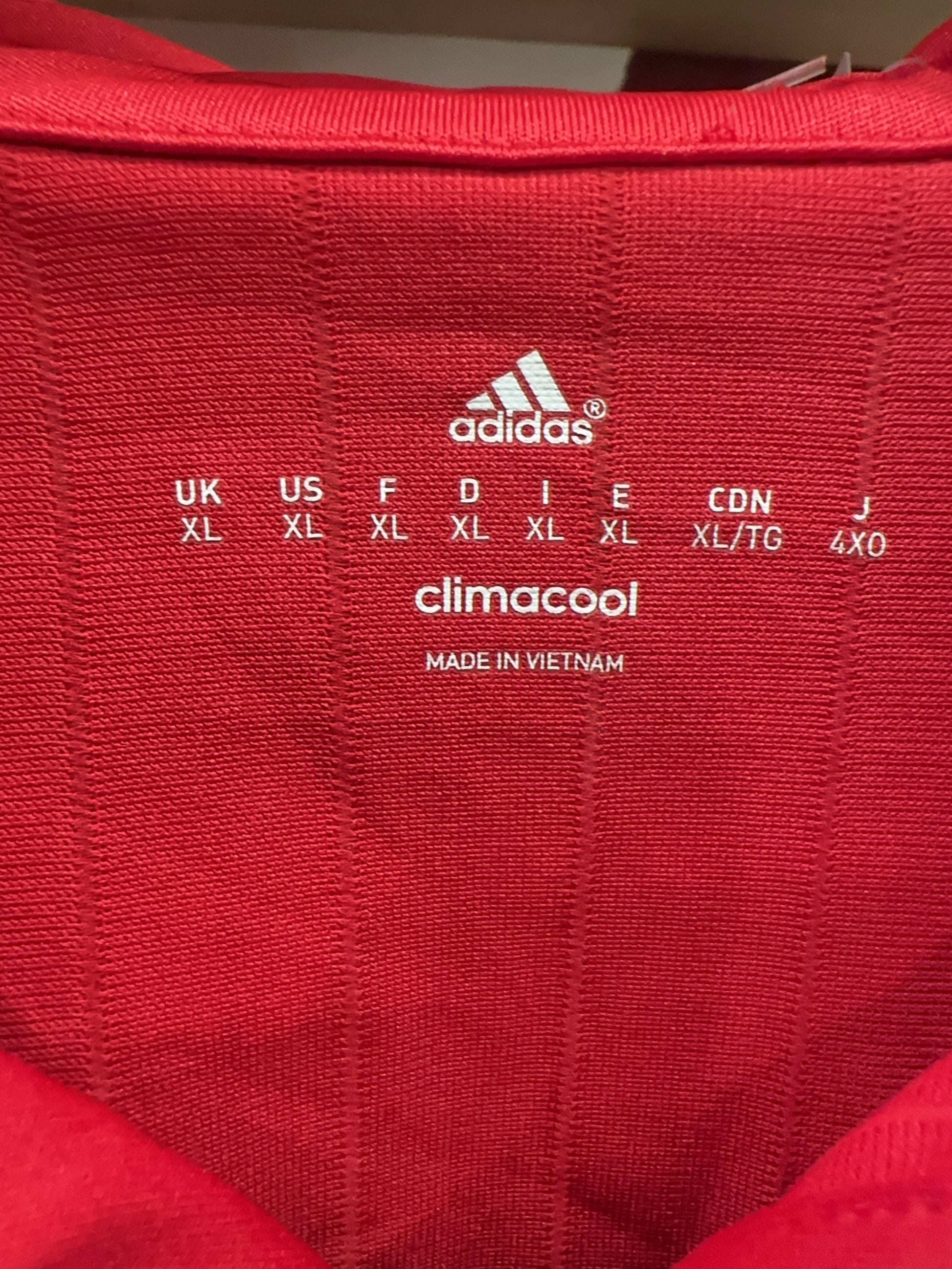 2014-2015 AFC Ajax Adidas Home Football Shirt 15 - XL