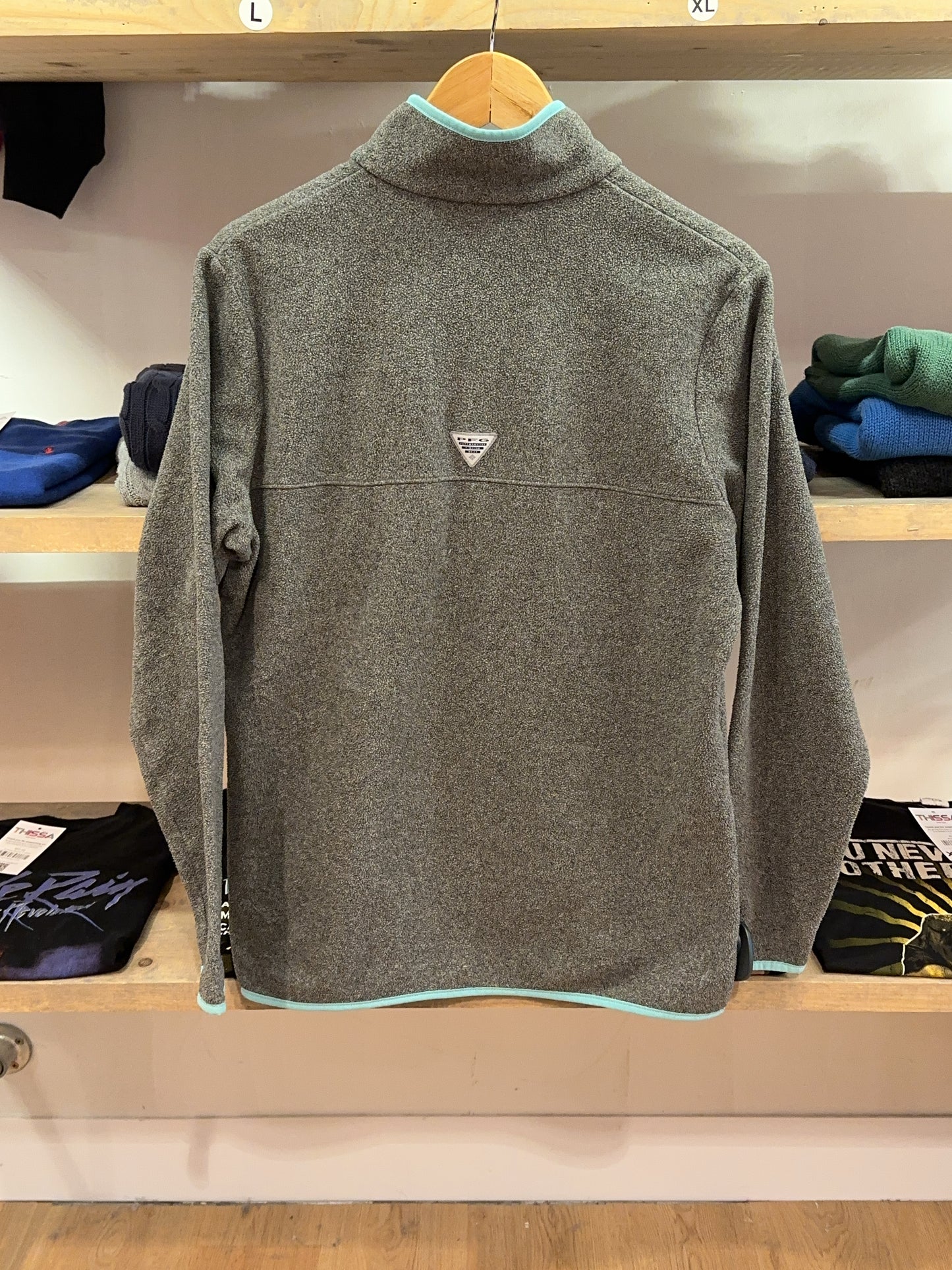 L - Columbia Fleece Quarterzip