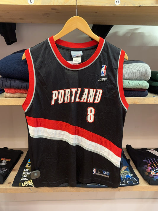 S - 2004-2006 Portland Trail Blazers Reebok NBA Shirt Webster #8