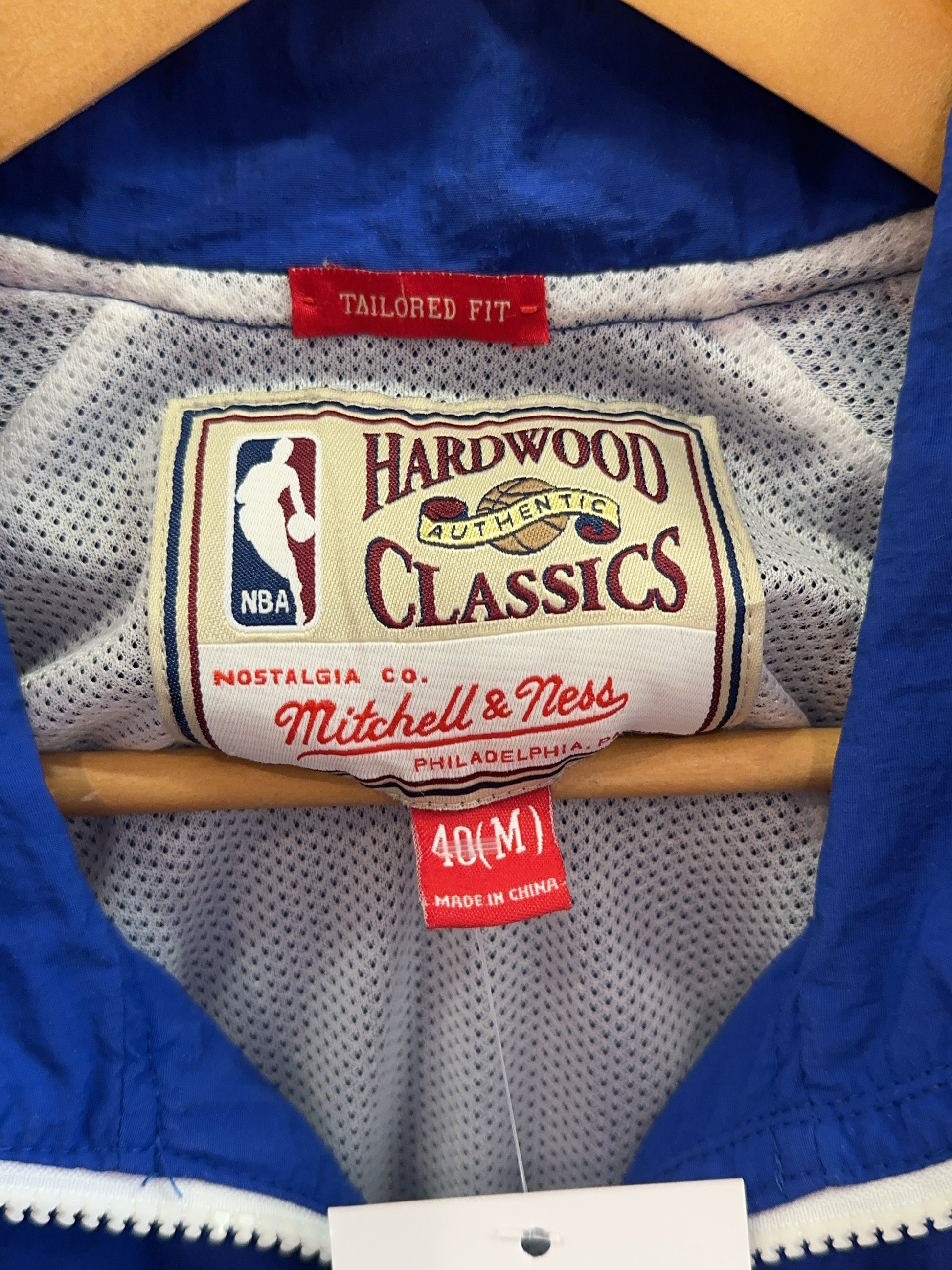 M - Vintage 1990's New Jersey Jets Mitchell & Ness Jacket