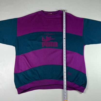L - Vintage 1990's Puma Go For It Sweatshirt