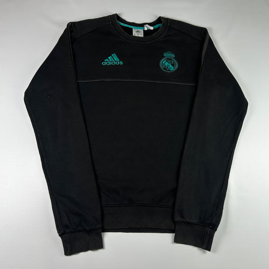 XS - 2017-18 Real Madrid adidas Sweat Top Climalite Sweatshirt