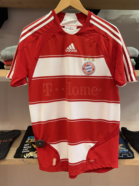 2007-2009 FC Bayern Munich Adidas Home Football Shirt - S